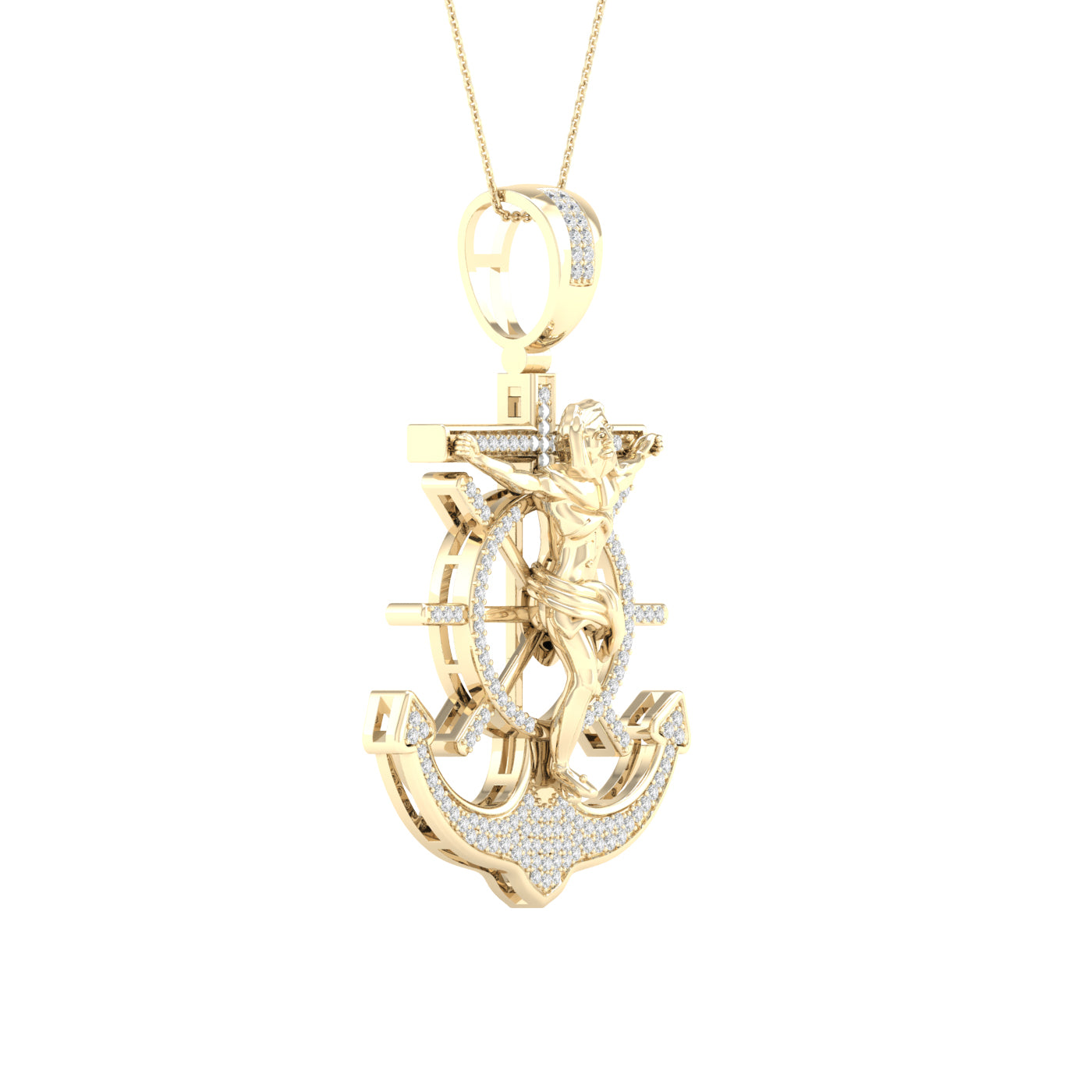 10K 0.33CT Diamond Pendant