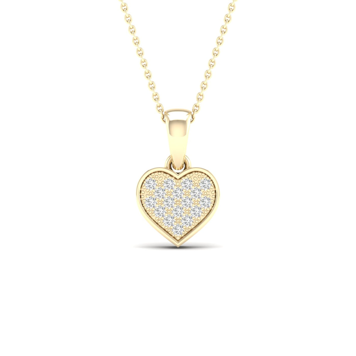 10K 0.05CT Diamond Pendant
