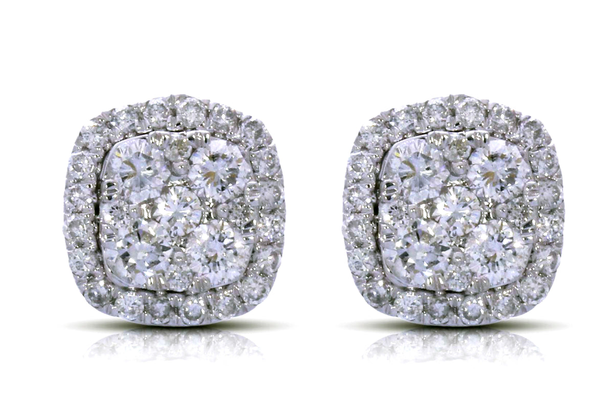 14K 1.00ct Diamond Earring