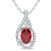 14K 0.10CT Diamond Pendant