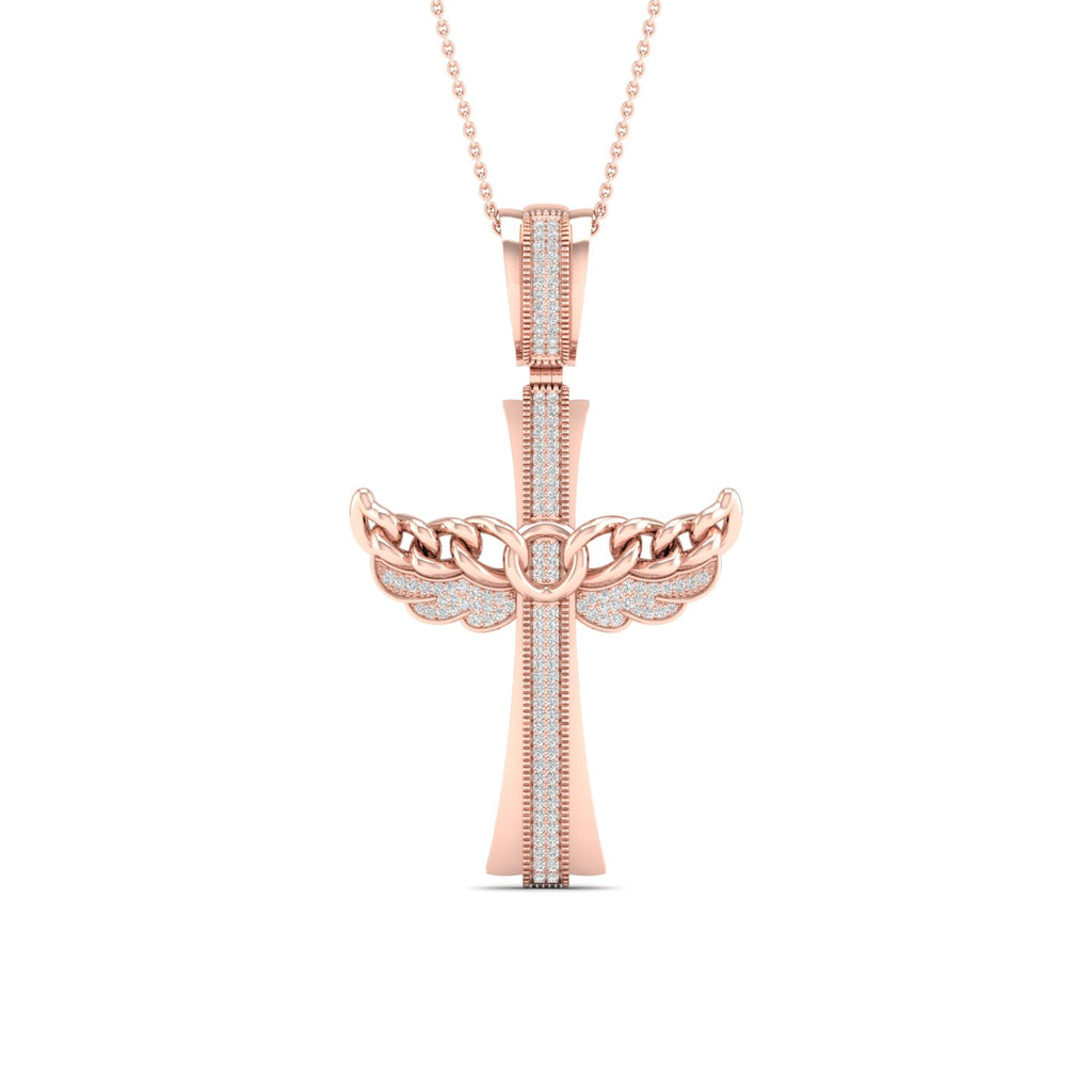 10K 0.43CT Diamond Pendant