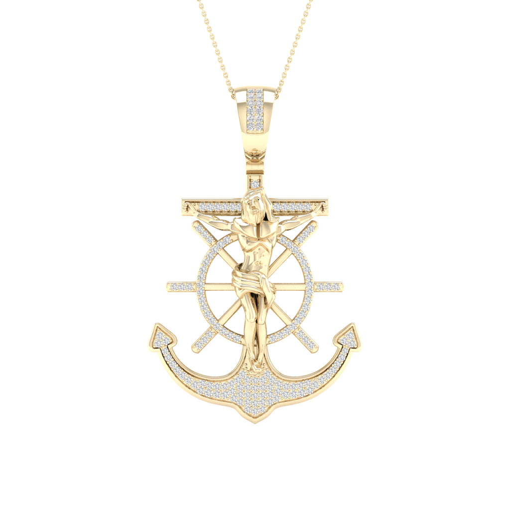 10K 0.33CT Diamond Pendant