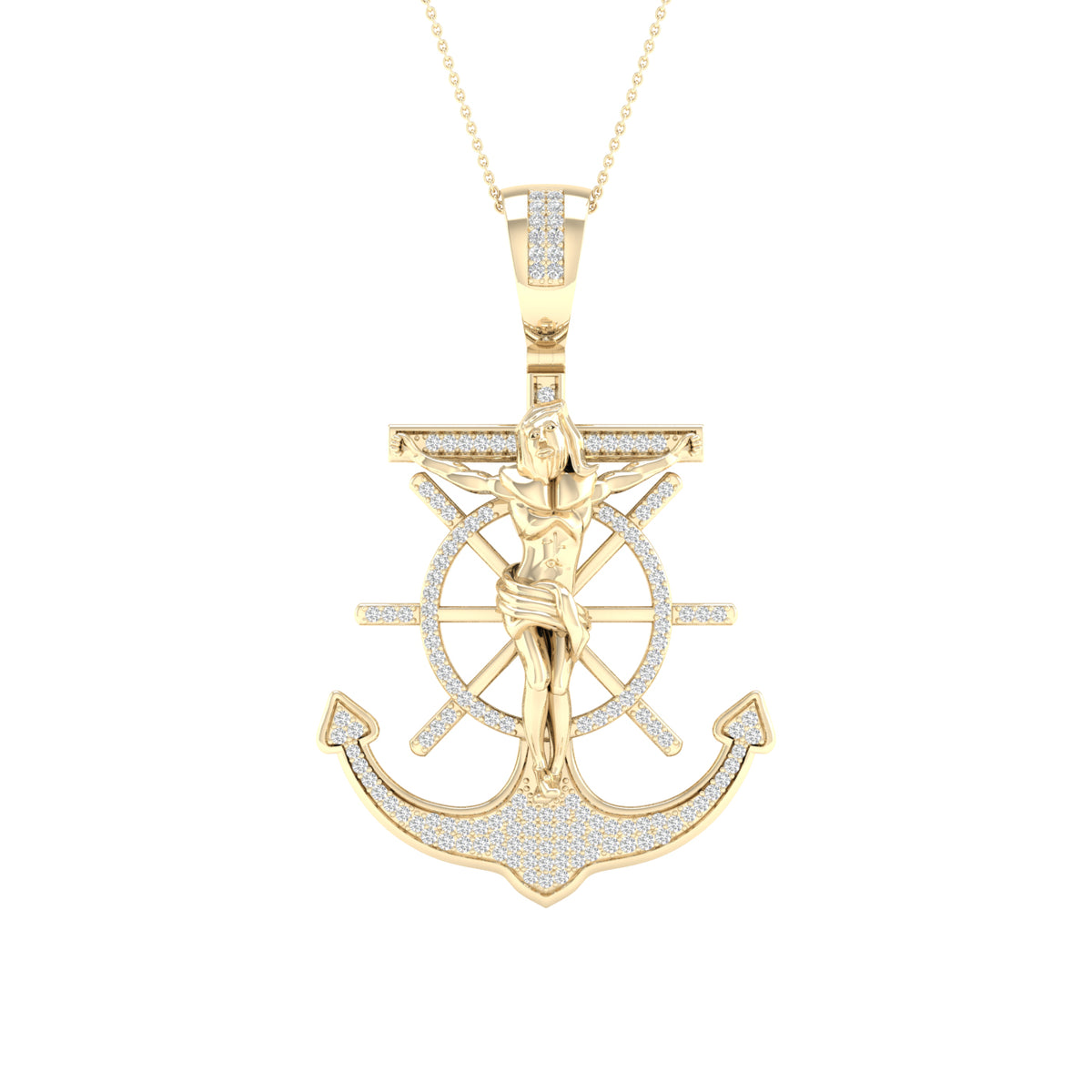 10K 0.33CT Diamond Pendant