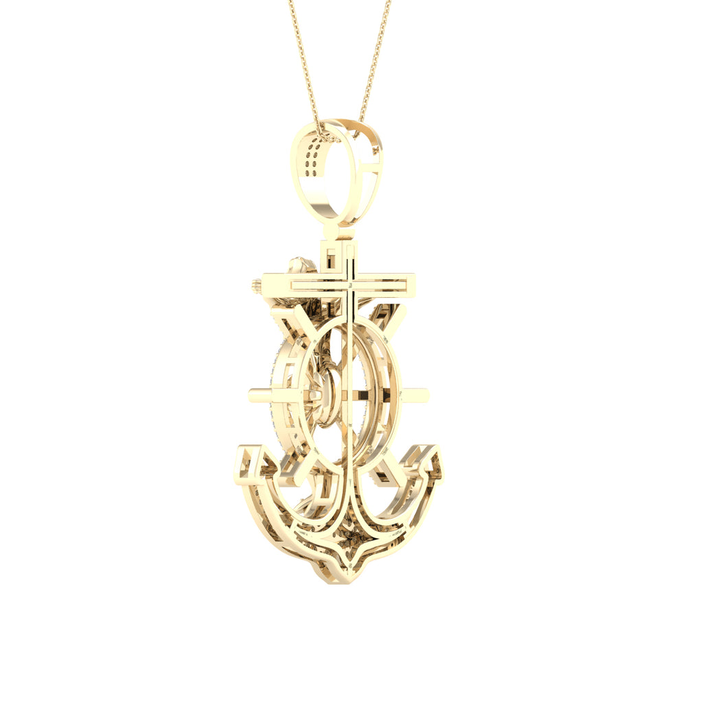 10K 0.33CT Diamond Pendant