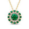 14K 0.04CT Diamond Pendant