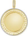 10k 0.33ct Memory Pendant